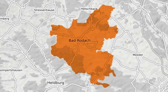 Mietspiegelkarte Bad Rodach